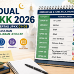 Jadual UPKK 2026 & Kod Kertas UPKK 01–09: Tarikh, Masa dan Mata Pelajaran Lengkap