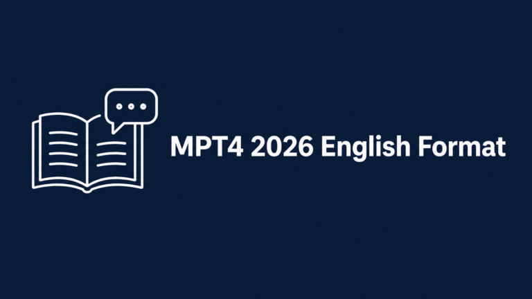 mpt4 2026 english format